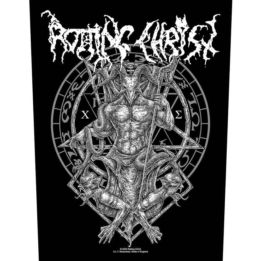 Rotting Christ - Hellenic Black Metal Rugpatch - Zwart